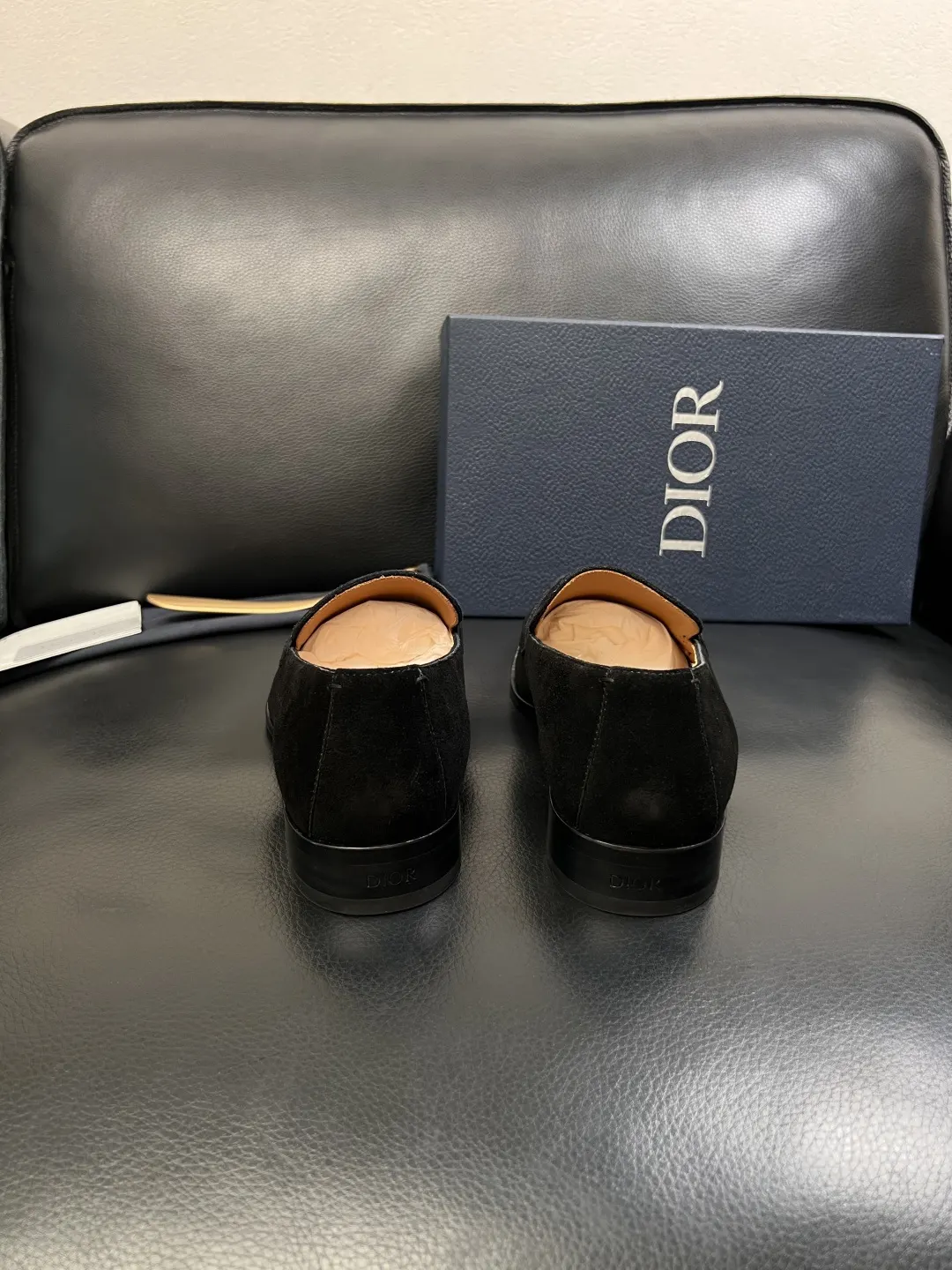 Dior Lady Dior 黑色藤格纹手提斜挎包 金属扣款
