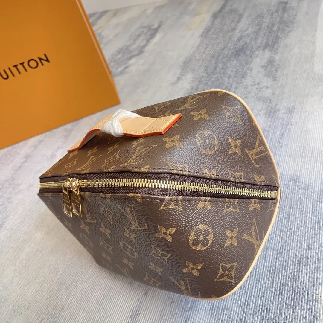 Monogram Organizer Pouch Travel Canvas