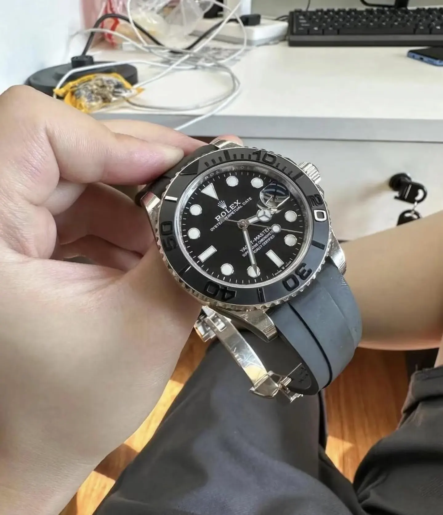 Rolex 白色 玫瑰金 手表 经典腕表款