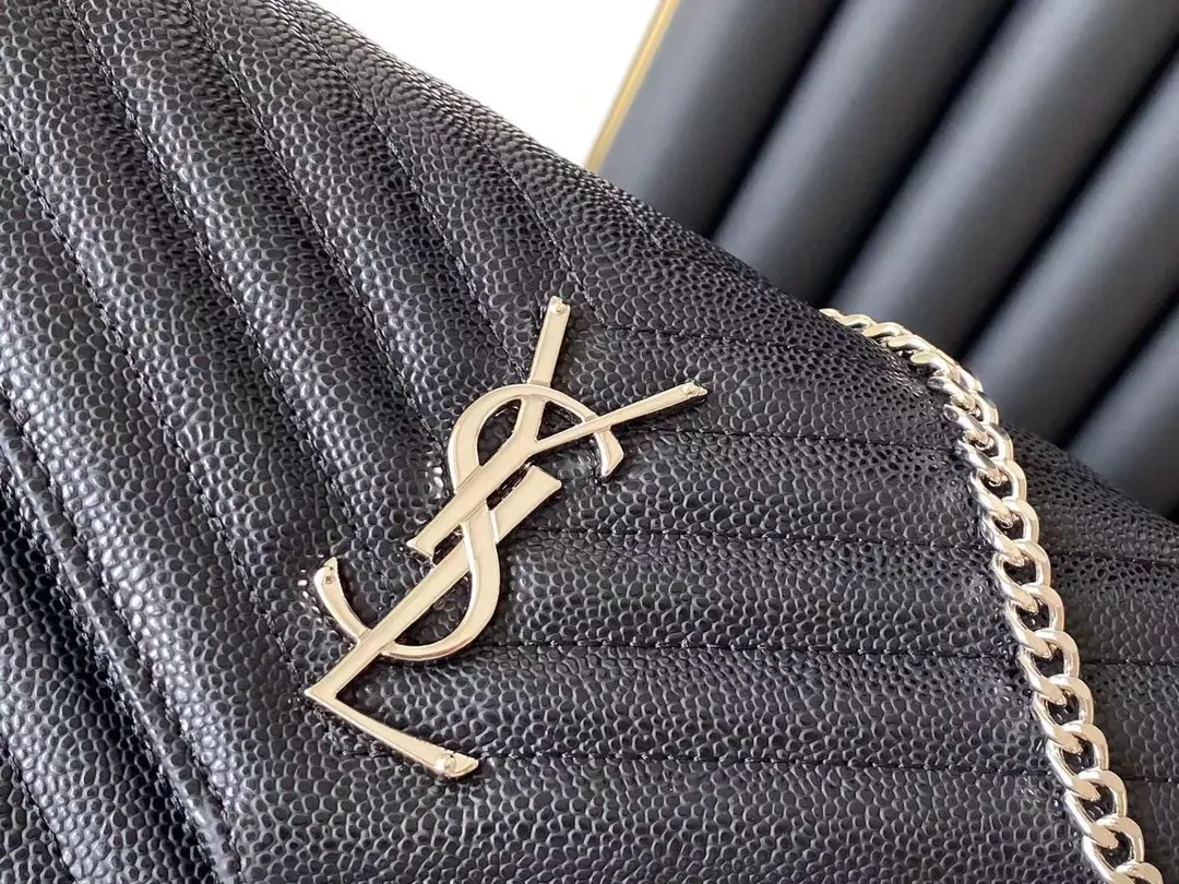 Black Chain Bag Leather