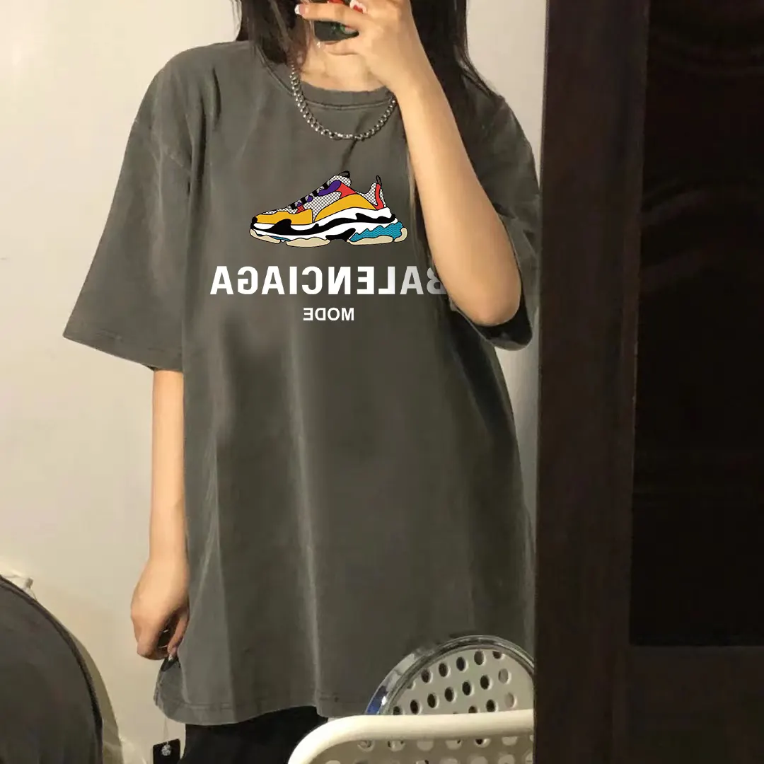 Balenciaga 字母 印花 短袖T恤