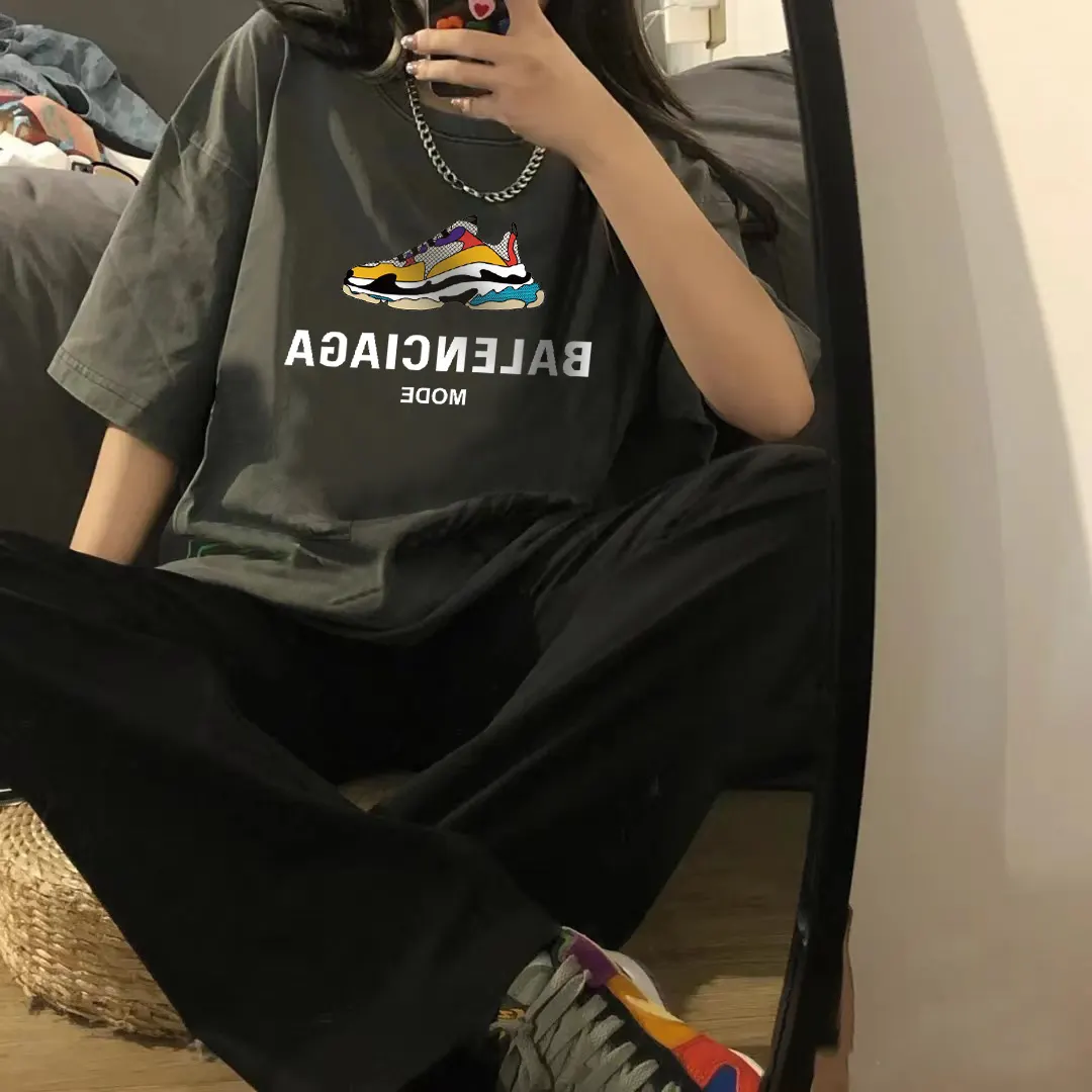 Balenciaga 字母 印花 短袖T恤