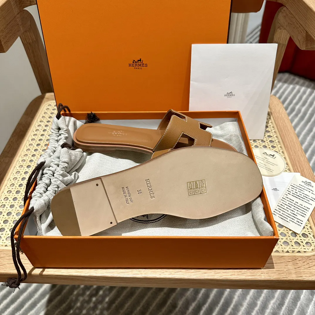 Hermès Oran 拖鞋 舒适