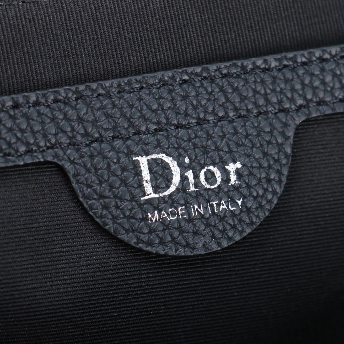 Dior Saddle 黑色简约信使包 经典翻盖 斜挎包