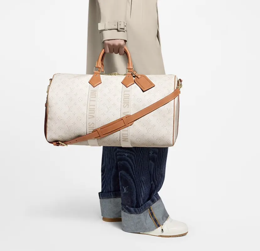 Keepall 牛皮 旅行袋 大容量旅行款