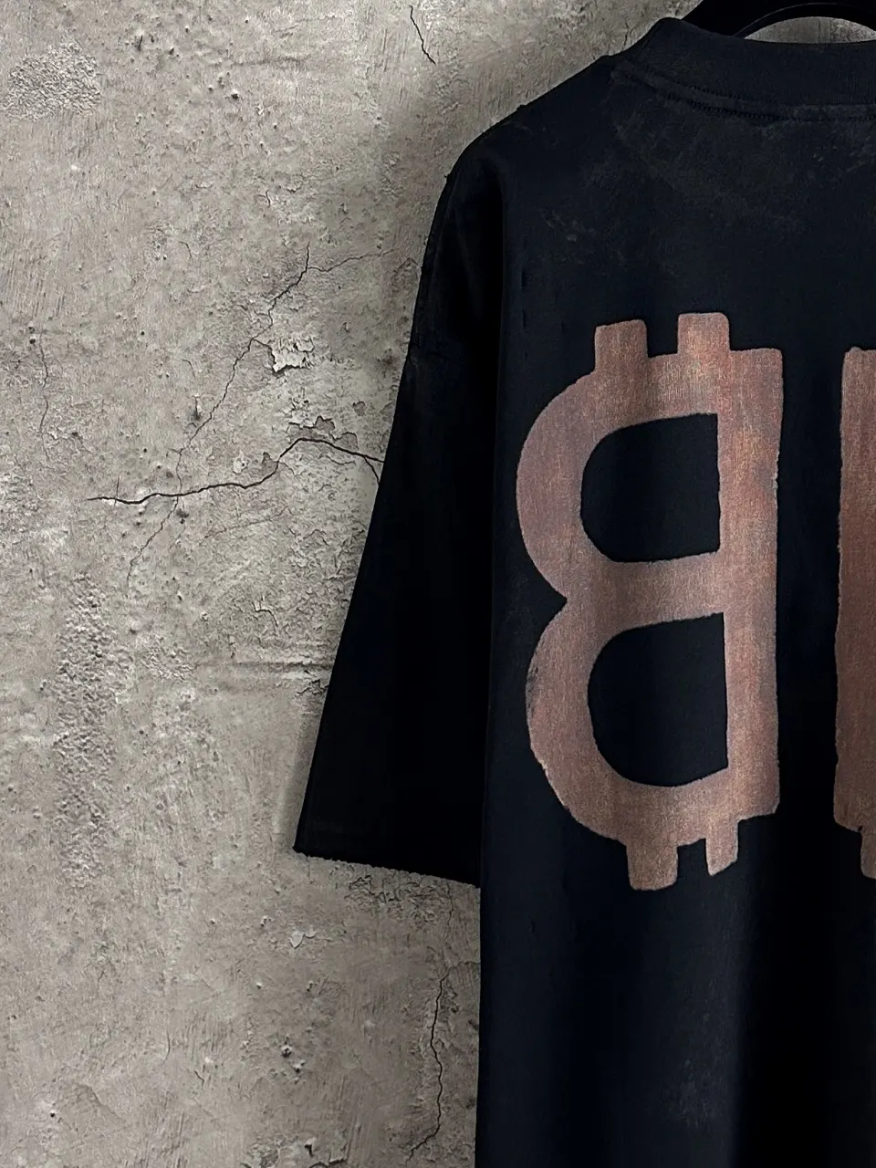 Balenciaga Black Short Sleeve T-Shirt Street