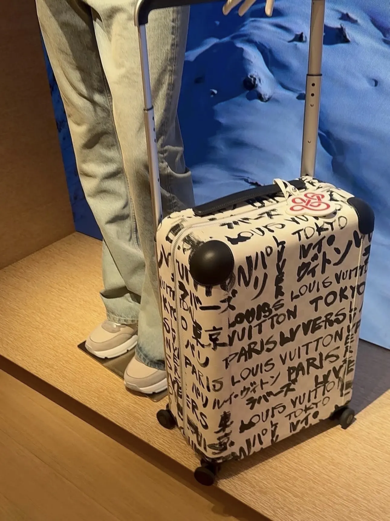 LV 黑色 老花 Mo行李箱 旅行拉杆款 轻便出行款