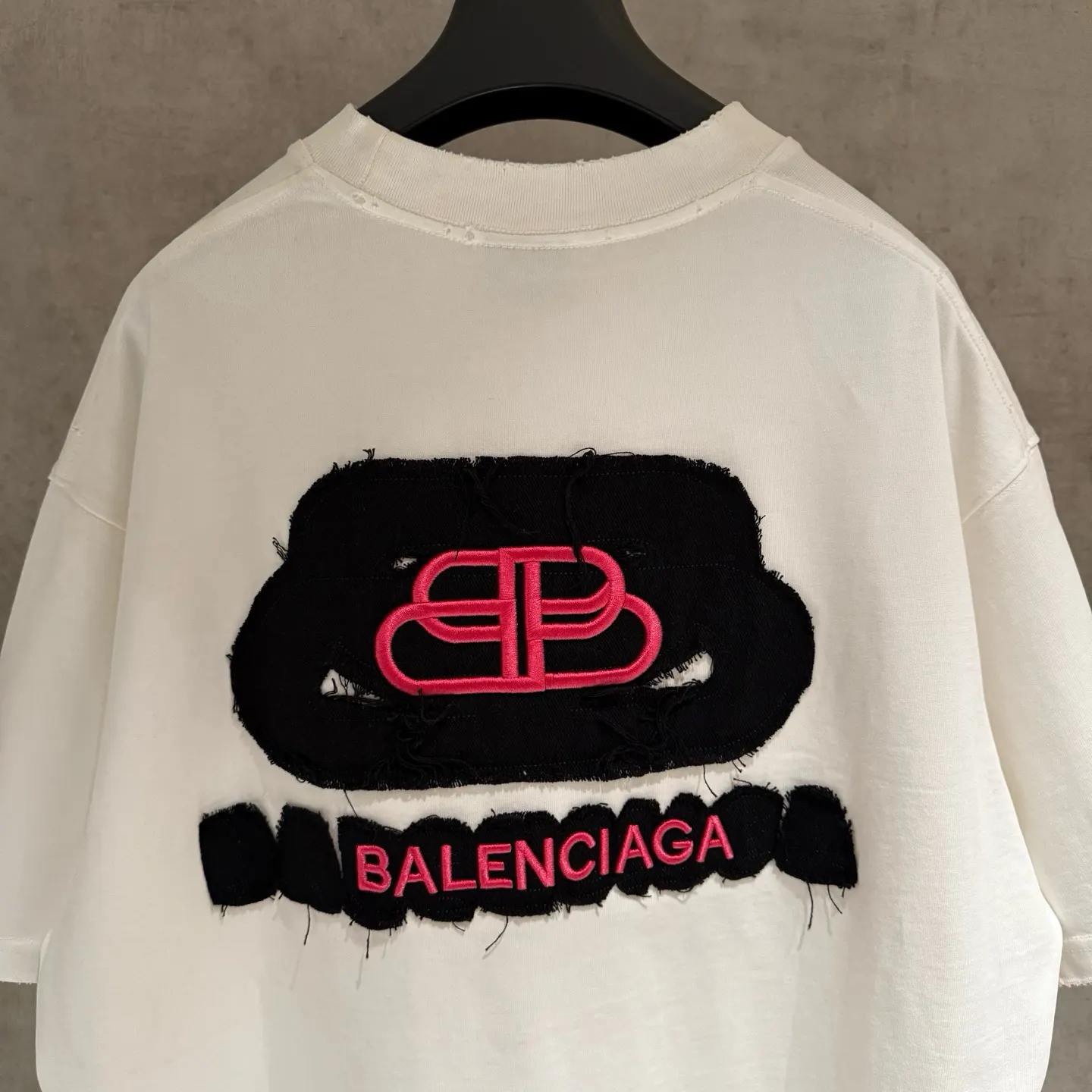 Balenciaga 25SS 刺绣 纯棉 短袖T恤