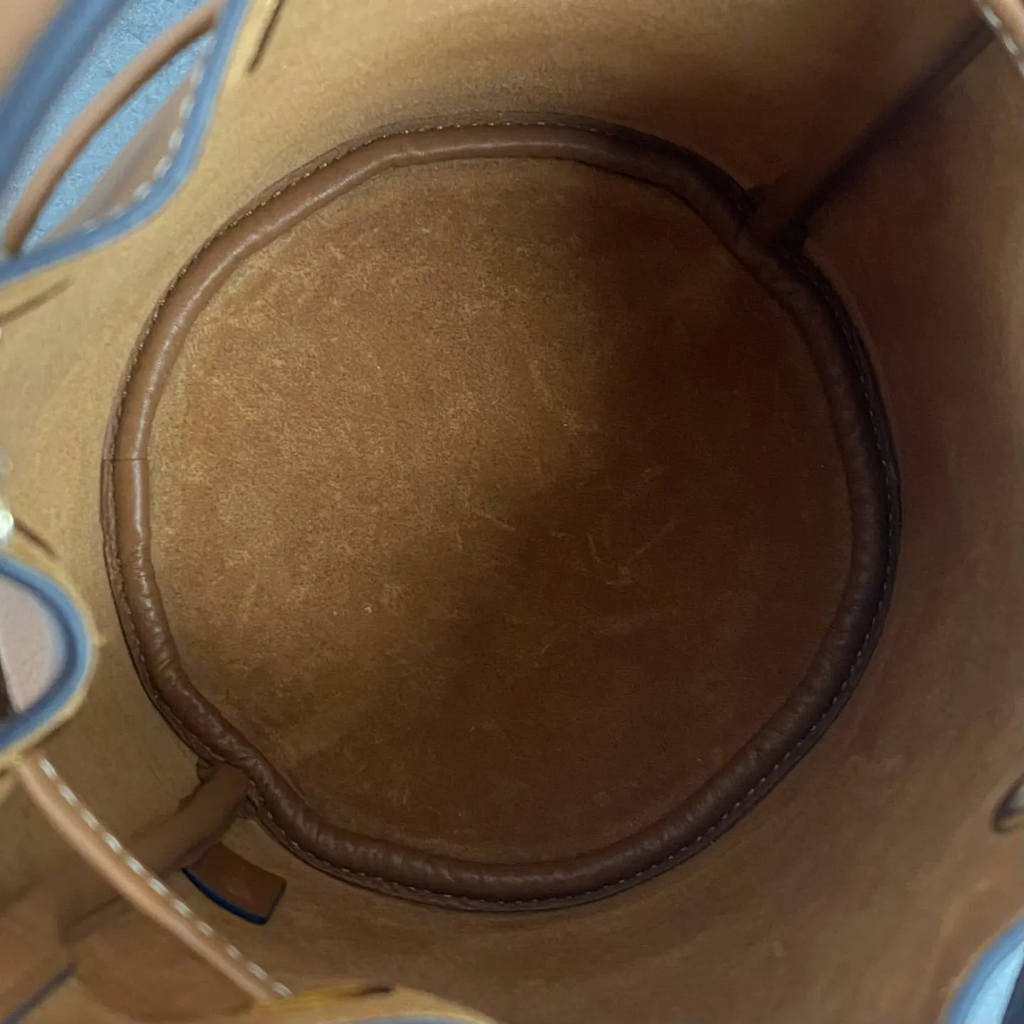 Brown Gold Bucket Bag Casual Premium
