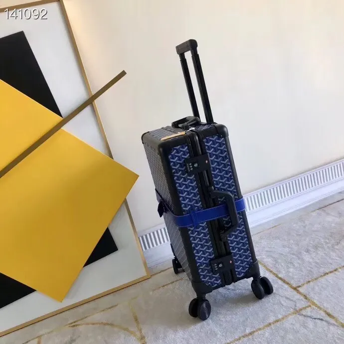 Goyard 戈雅 行李箱 拉杆箱 時尚新宠 復古形的 旅行拉杆款 輕便出行款