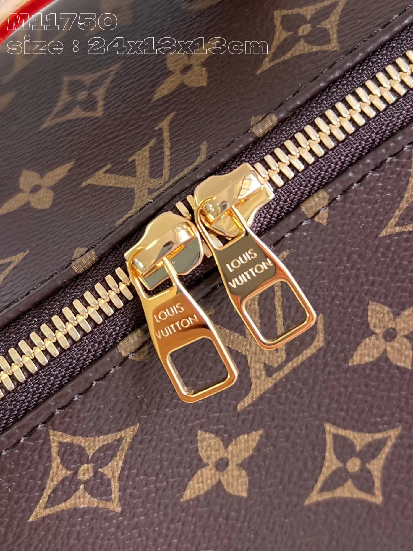Monogram Organizer Pouch Travel Canvas