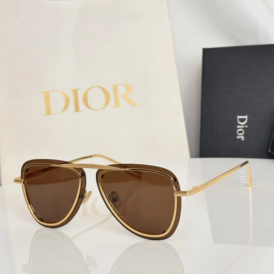 Dior 金属框无框太阳镜 轻盈遮阳款
