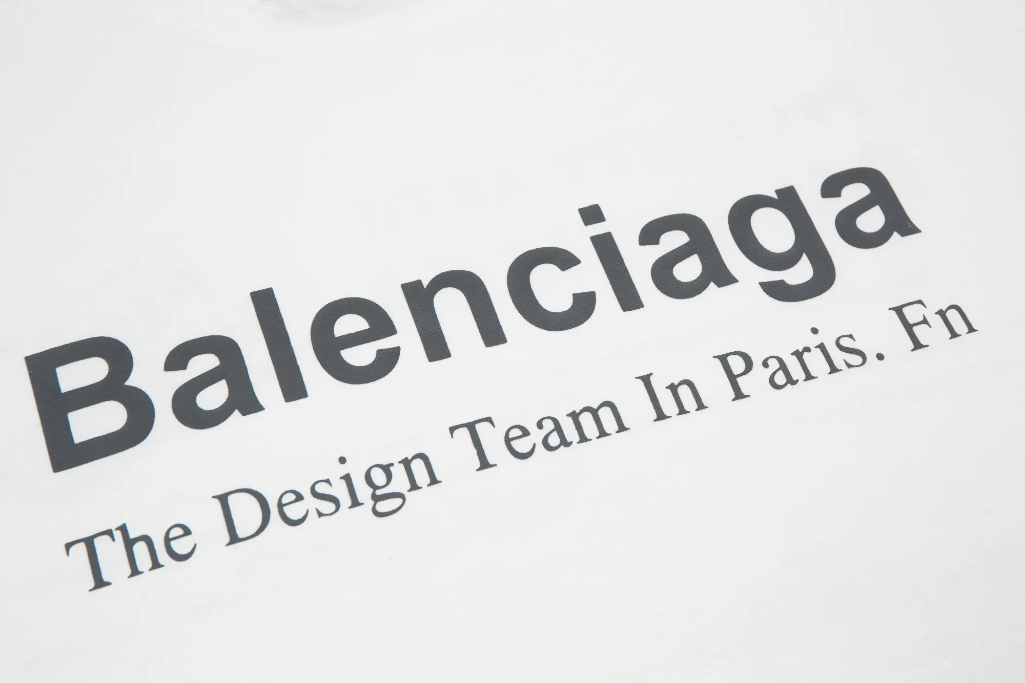 Balenciaga 黑色 短袖T恤 宽松休闲