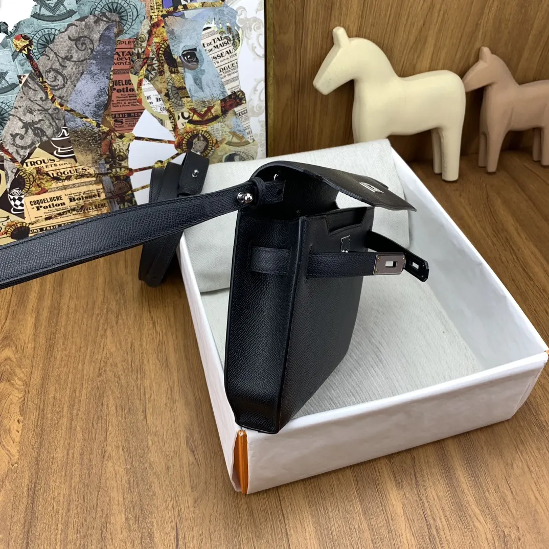 Hermès Kelly 黑色 斜挎包