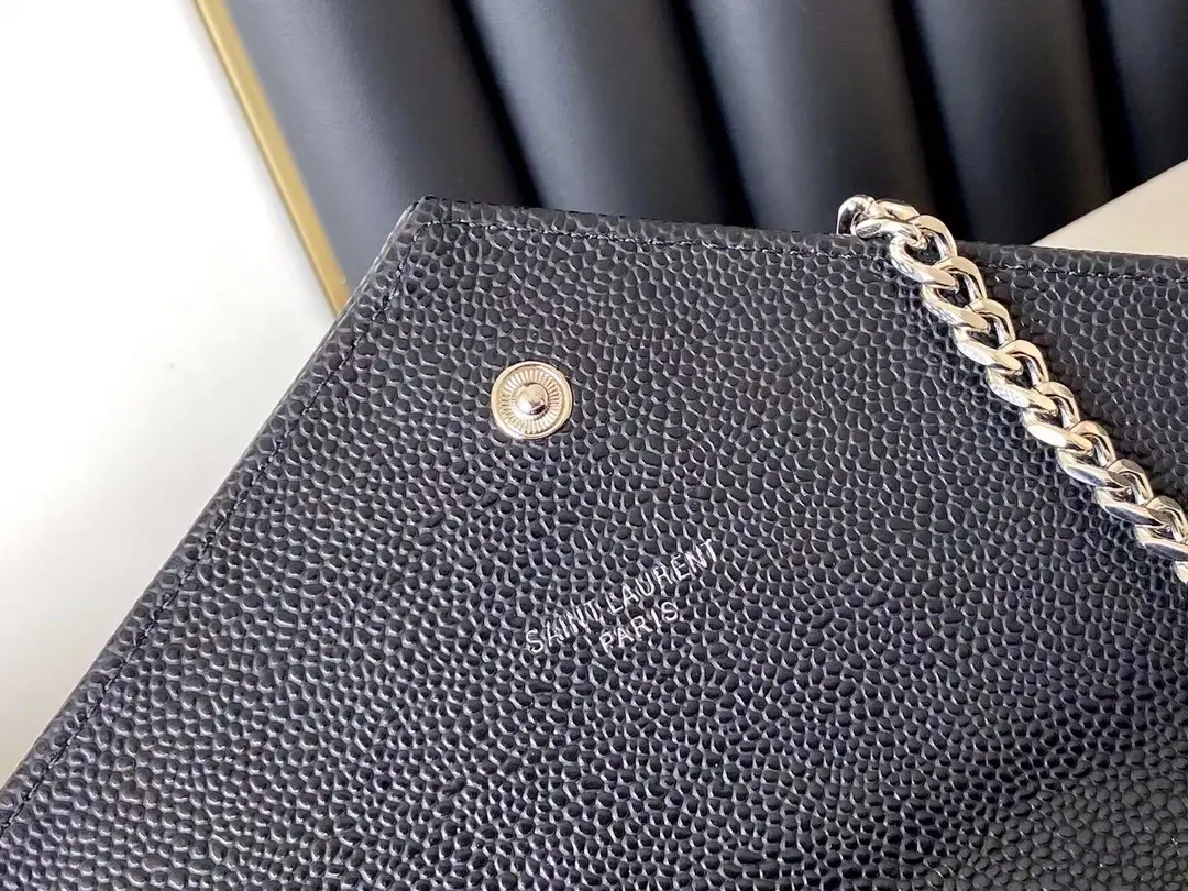 Black Chain Bag Leather