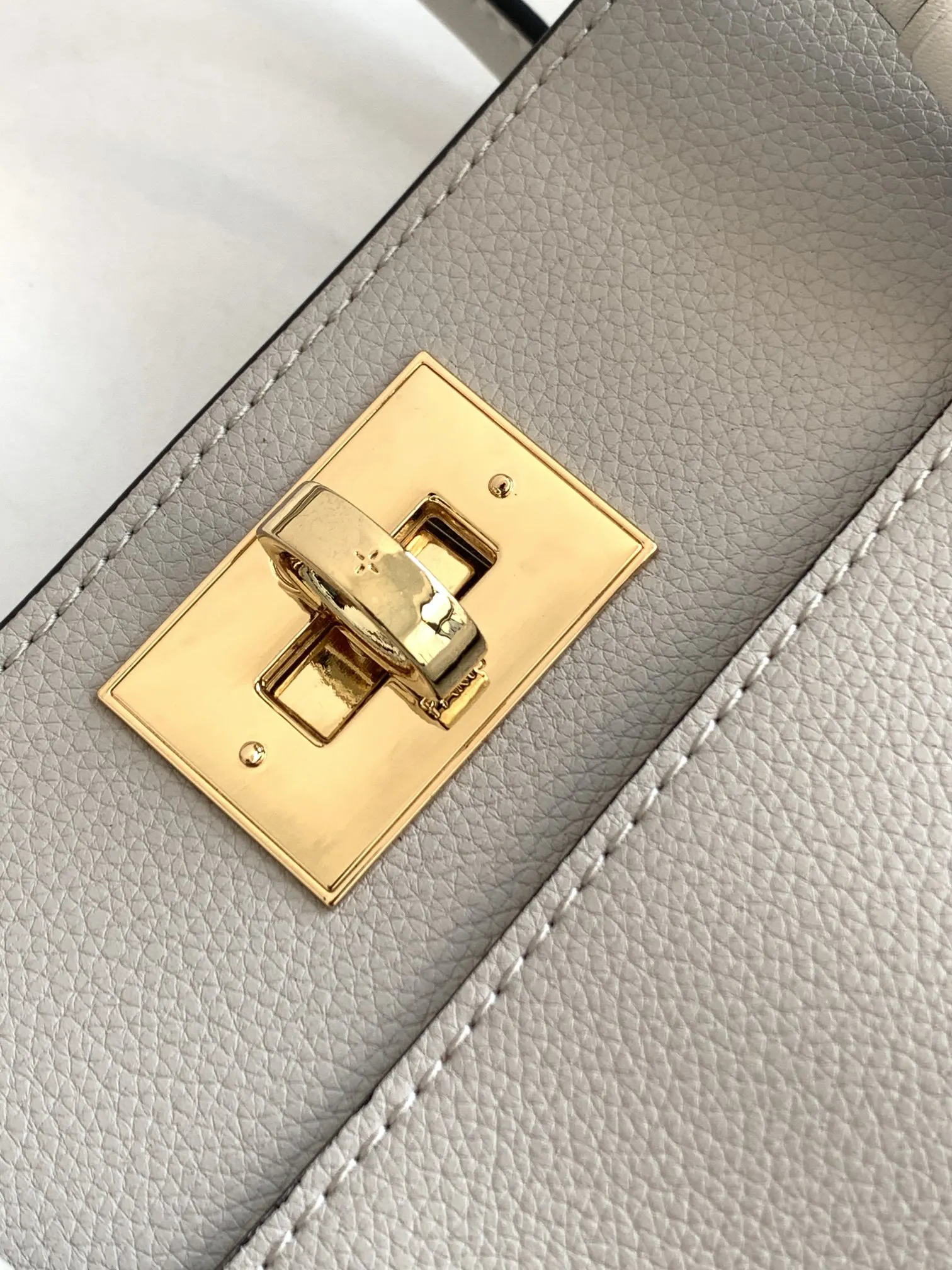 Monogram Crossbody Bag Lightweight Leather