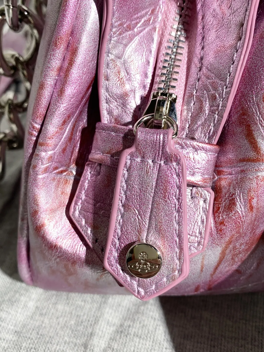 Pink Hobo Shoulder Bag Vintage