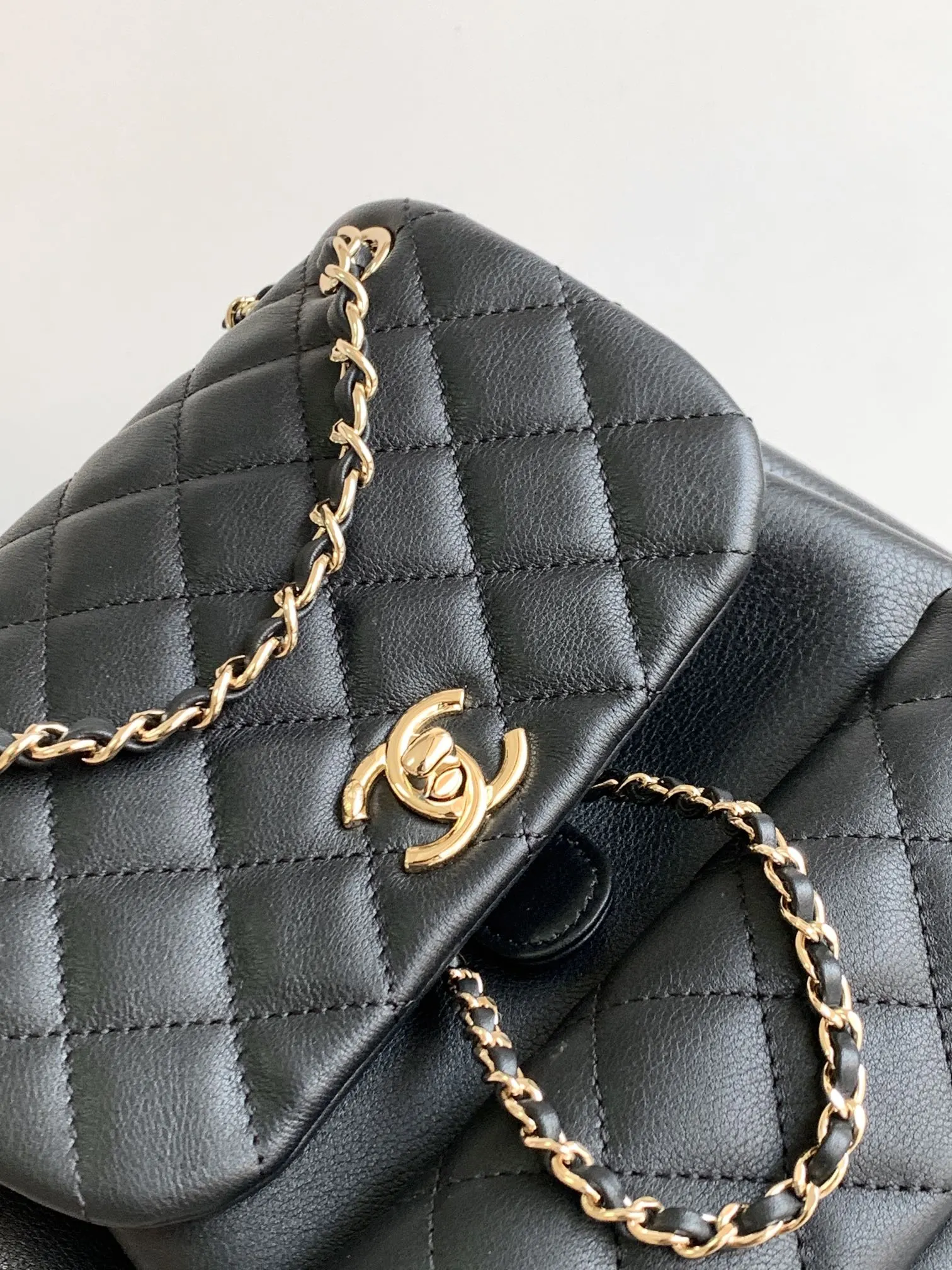 CHANEL 牛皮 雙肩包 实用雙肩款