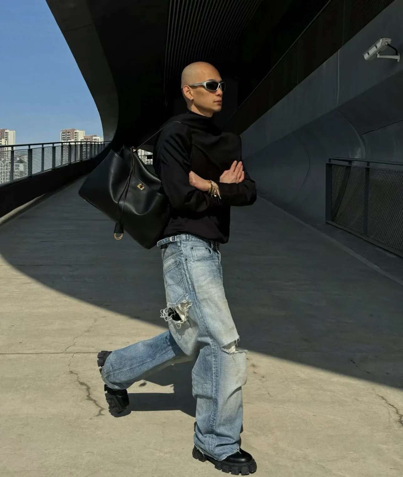 Balenciaga 单肩包 日常搭配