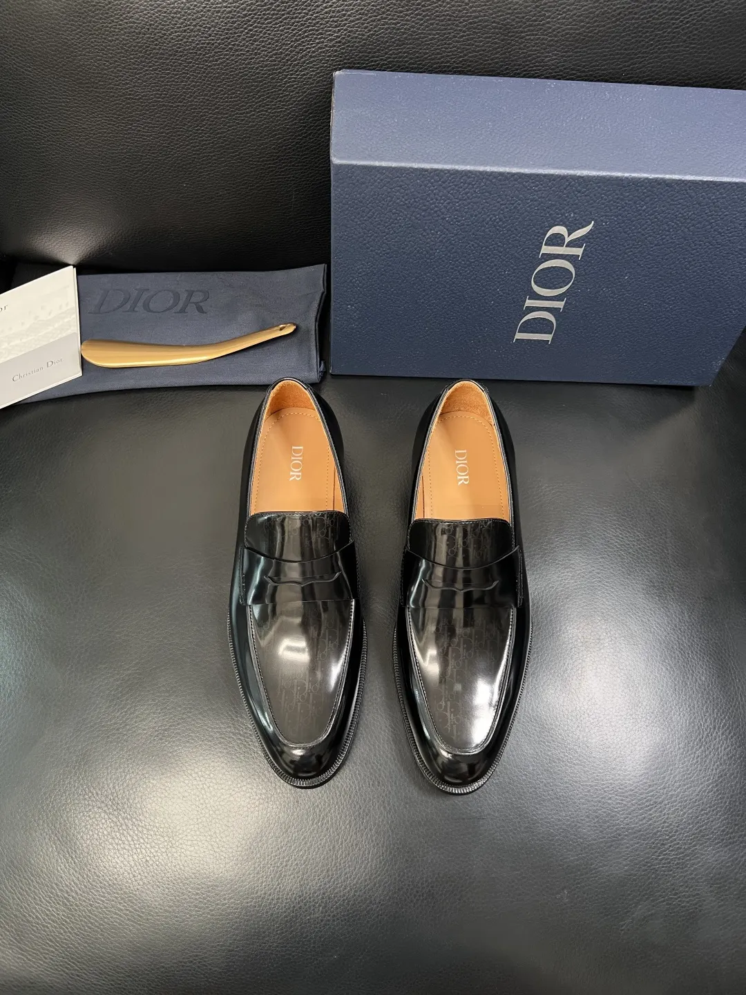 Dior 黑色牛皮乐福鞋 经典百搭款