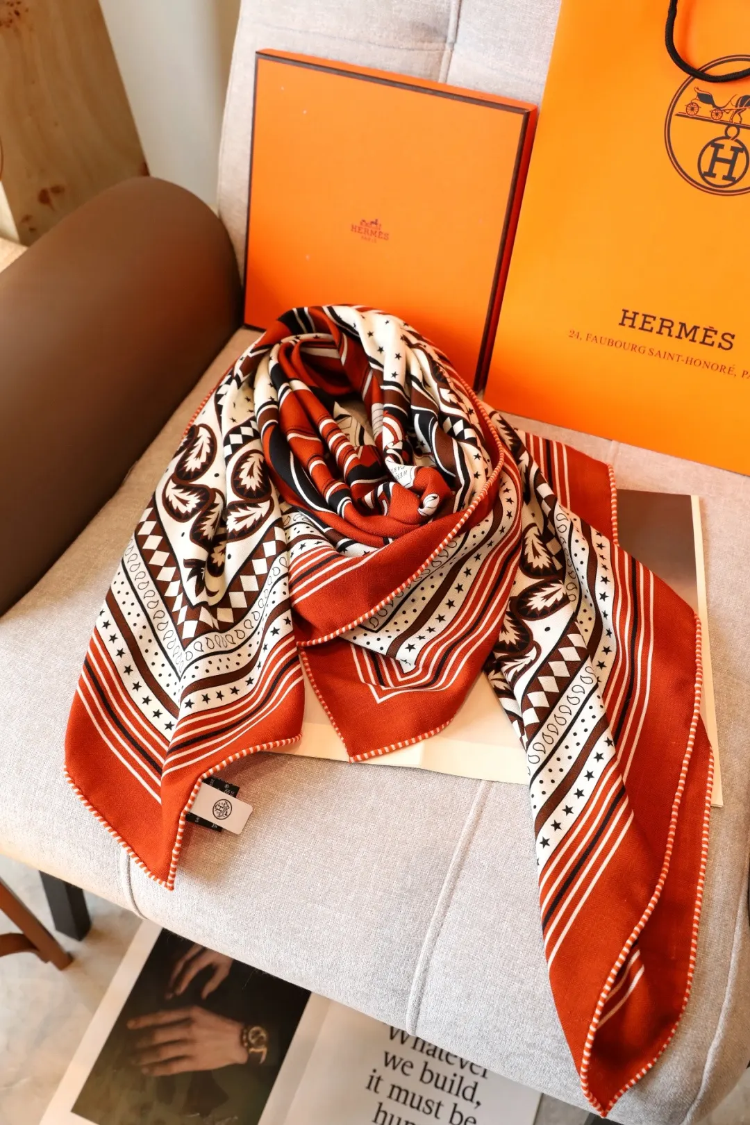 Hermes 羊绒 披肩 保暖披肩款 款2