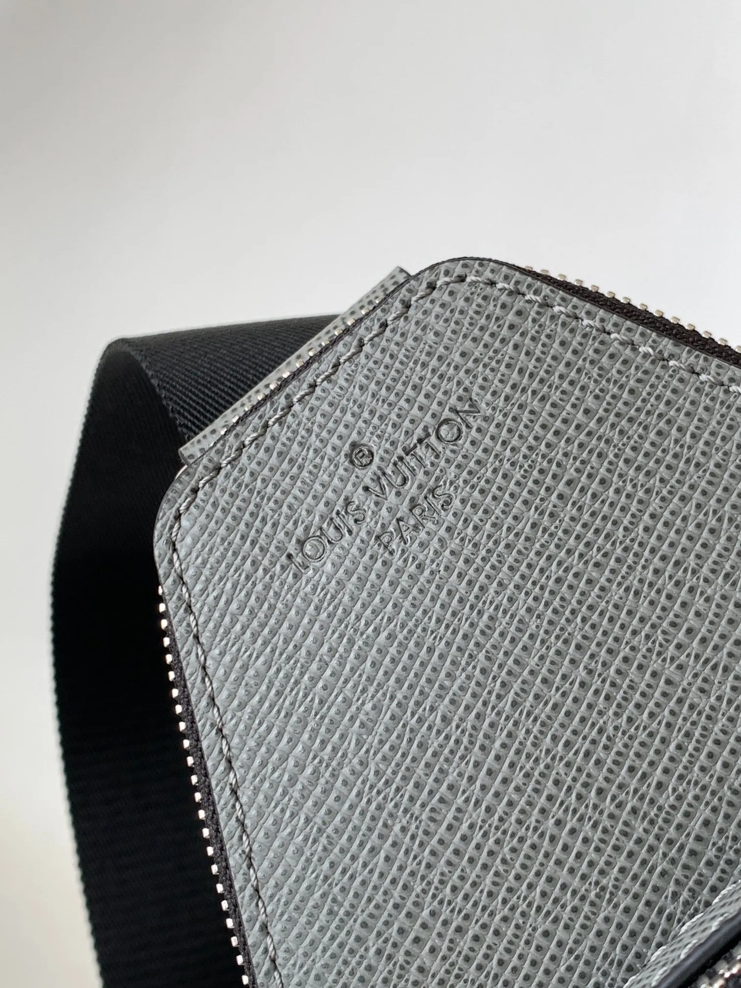 Gray Shoulder Bag Canvas