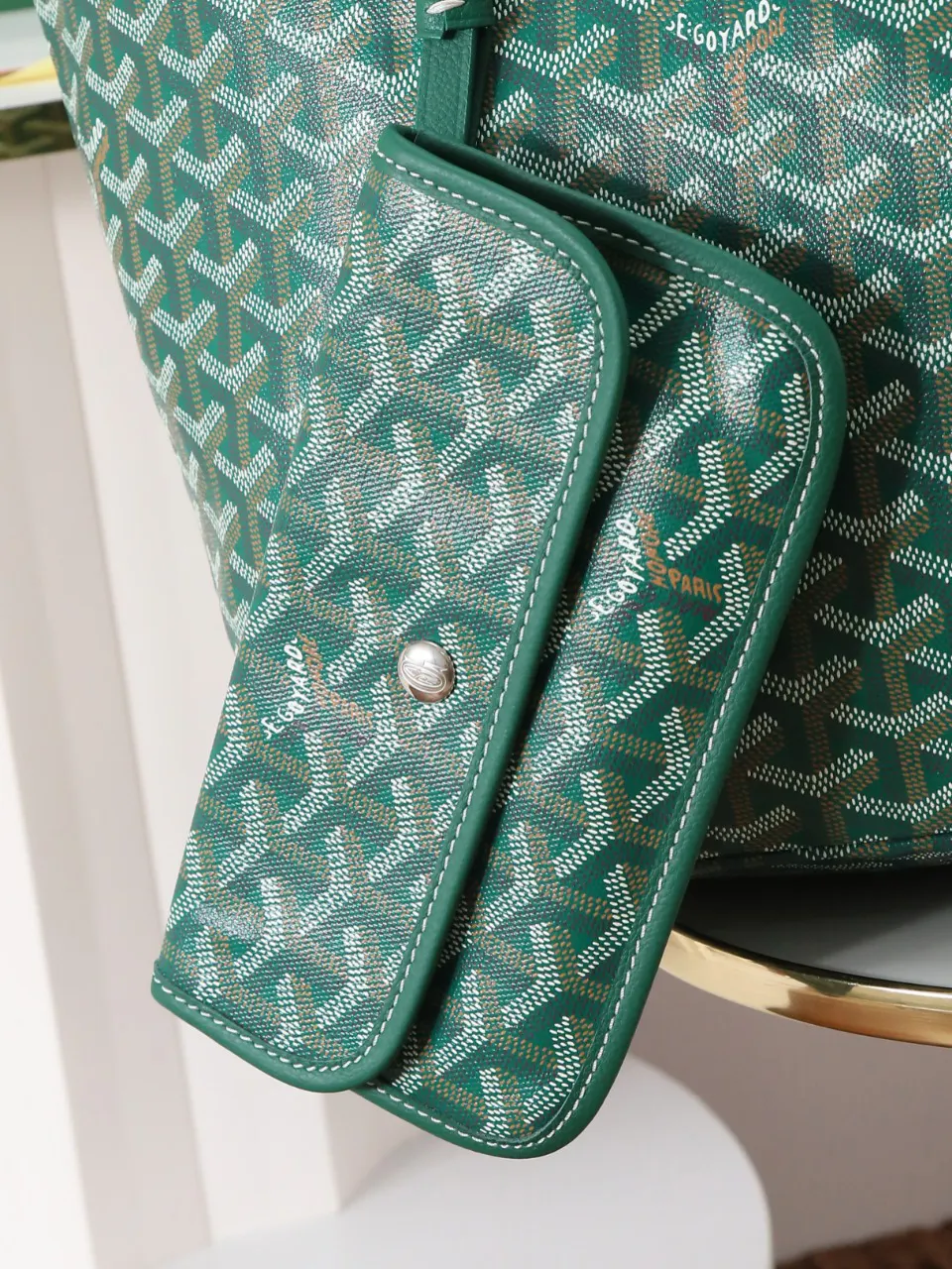 Goyard 帆布 腋下包 復古腋下背款