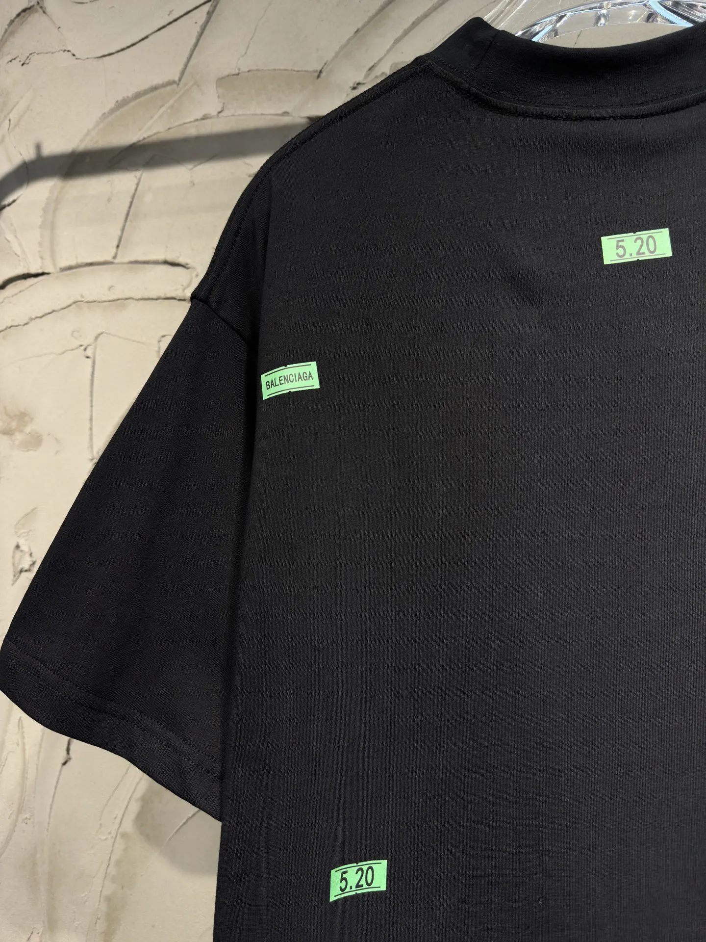 Balenciaga 26SS 黑色 短袖T恤 街头休闲款