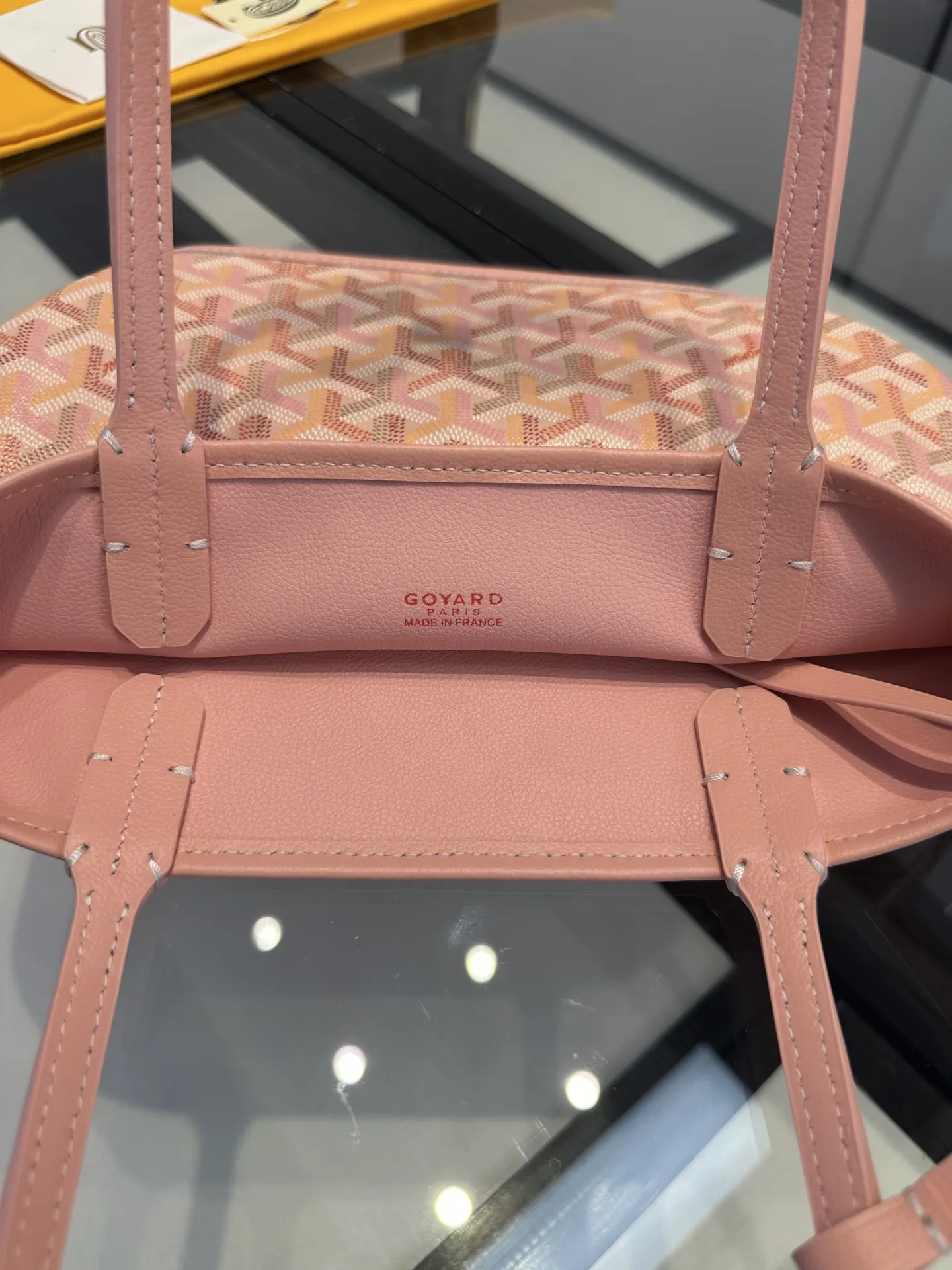 Goyard 小牛皮 戈雅 菜篮子 Anjou mini托特 双面使用 樱 托特包 大容量托特款