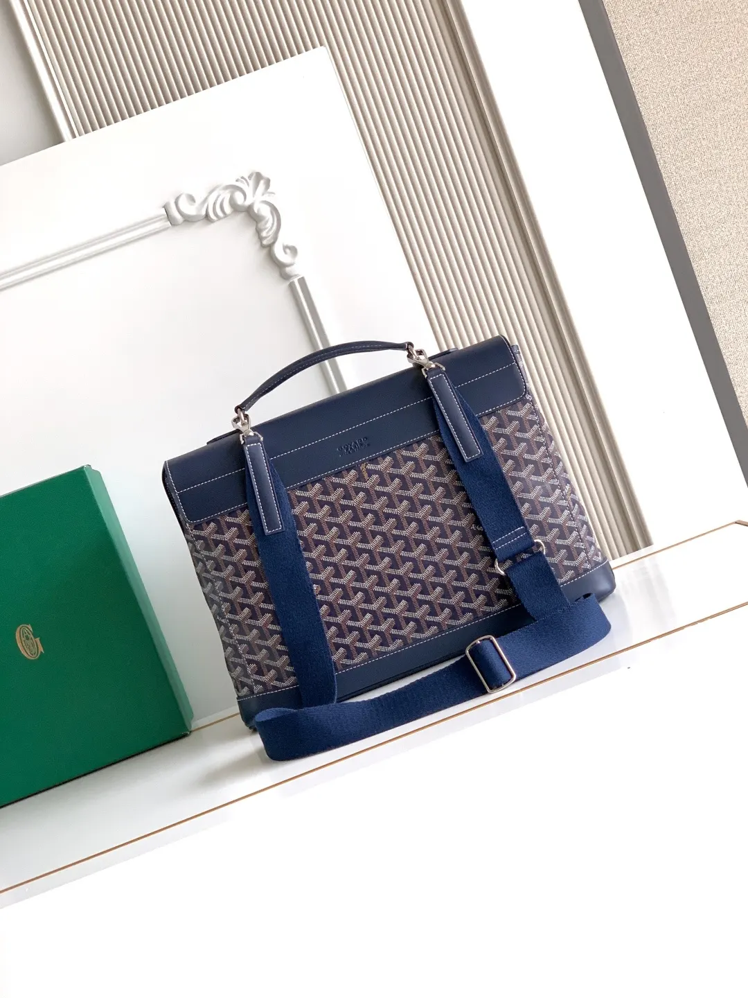 Blue Briefcase Business Commuter