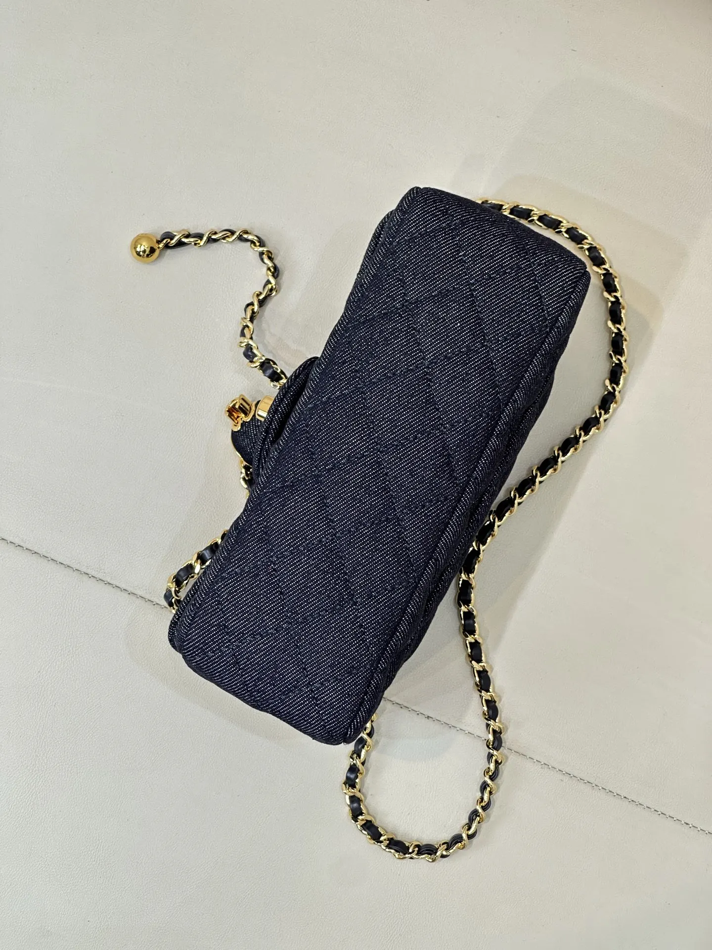 CHANEL 牛仔 丹宁 鏈條包 精致鏈條款