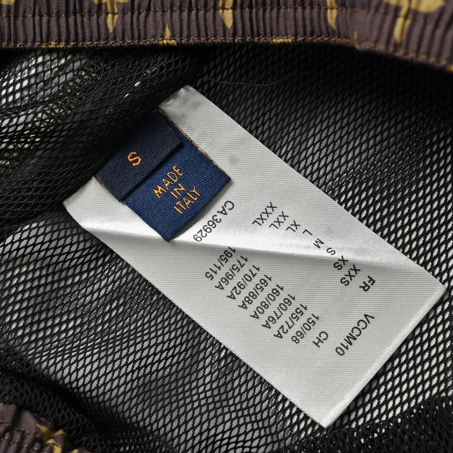 LV 棕色 老花 Logo 短裤 宽松休闲款