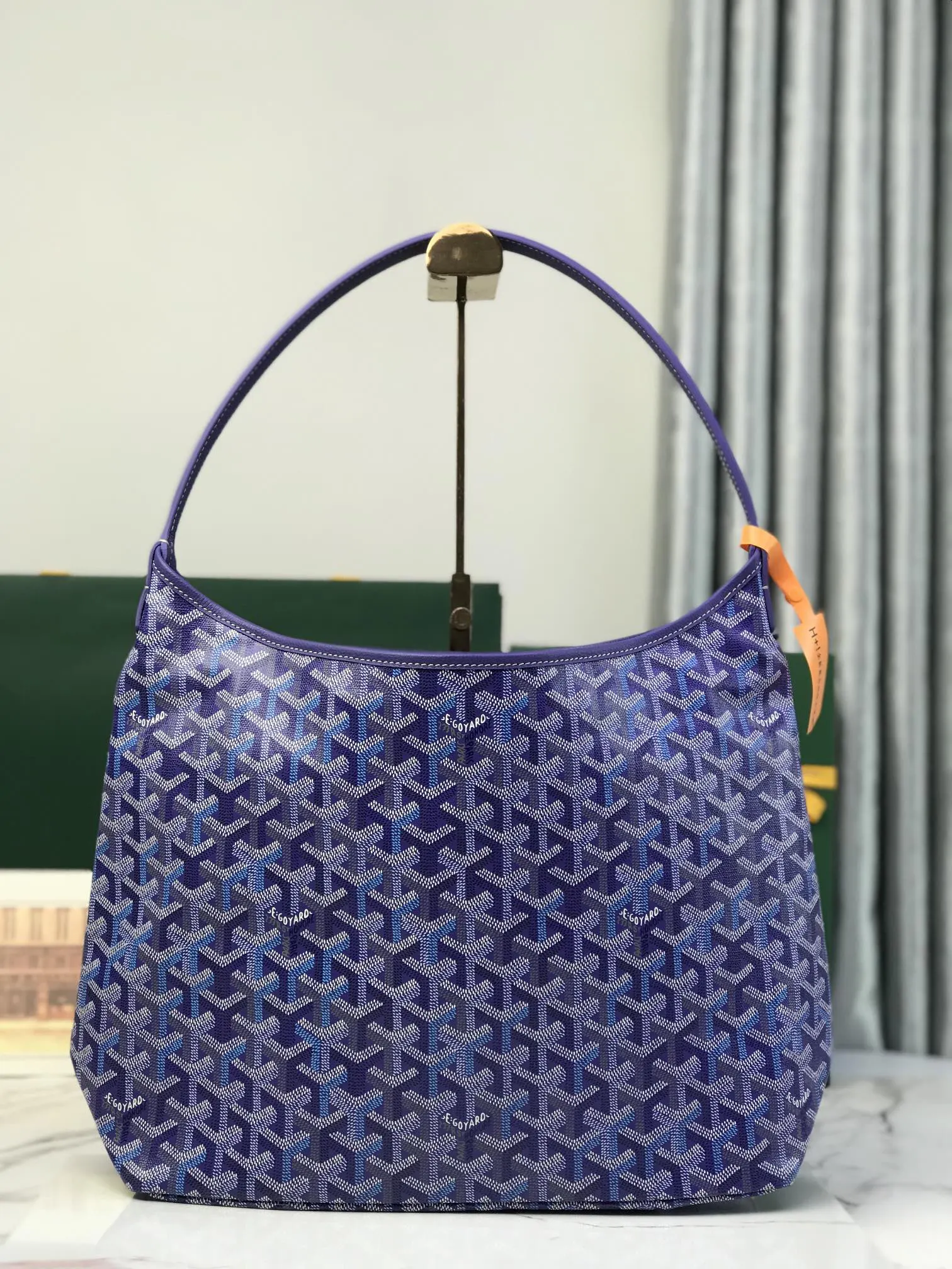 Goyard Hobo Shoulder Bag Vintage Canvas
