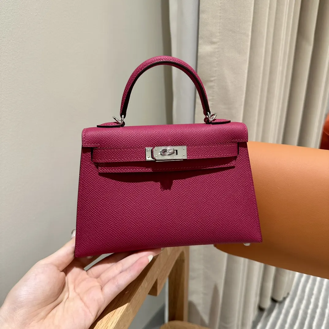Hermès Kelly Mini Epsom掌纹牛皮 斜挎包 19cm