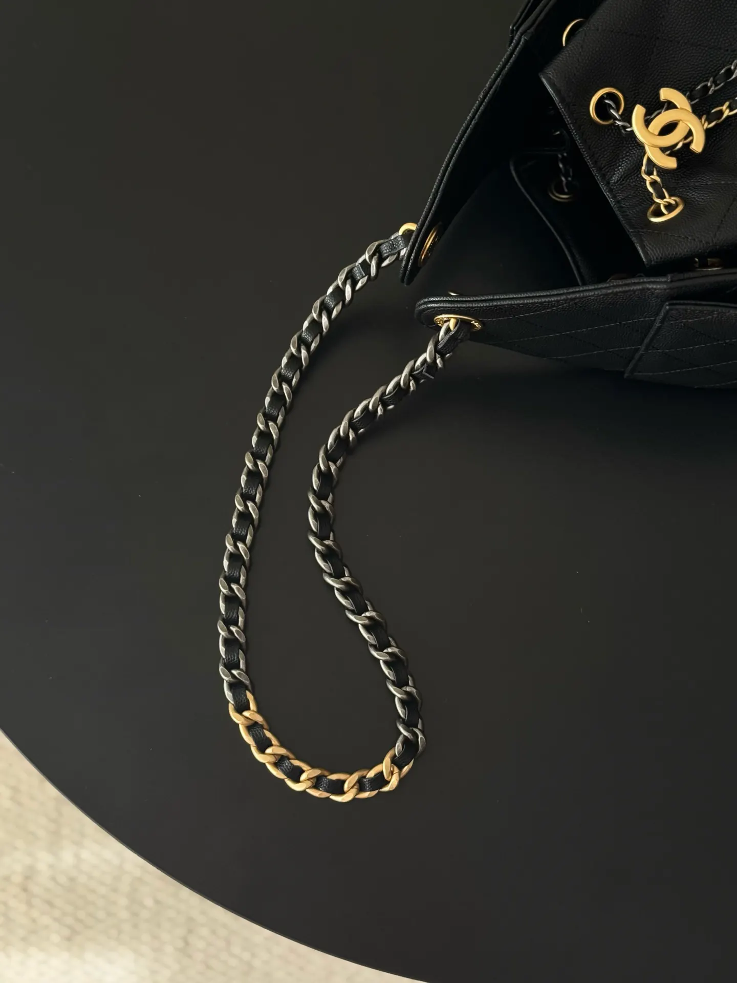 CHANEL Hobo 牛皮 腋下包 復古腋下背款