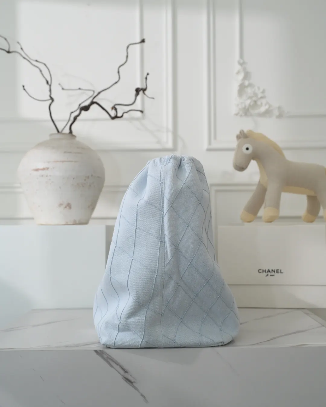 Blue Tote Bag