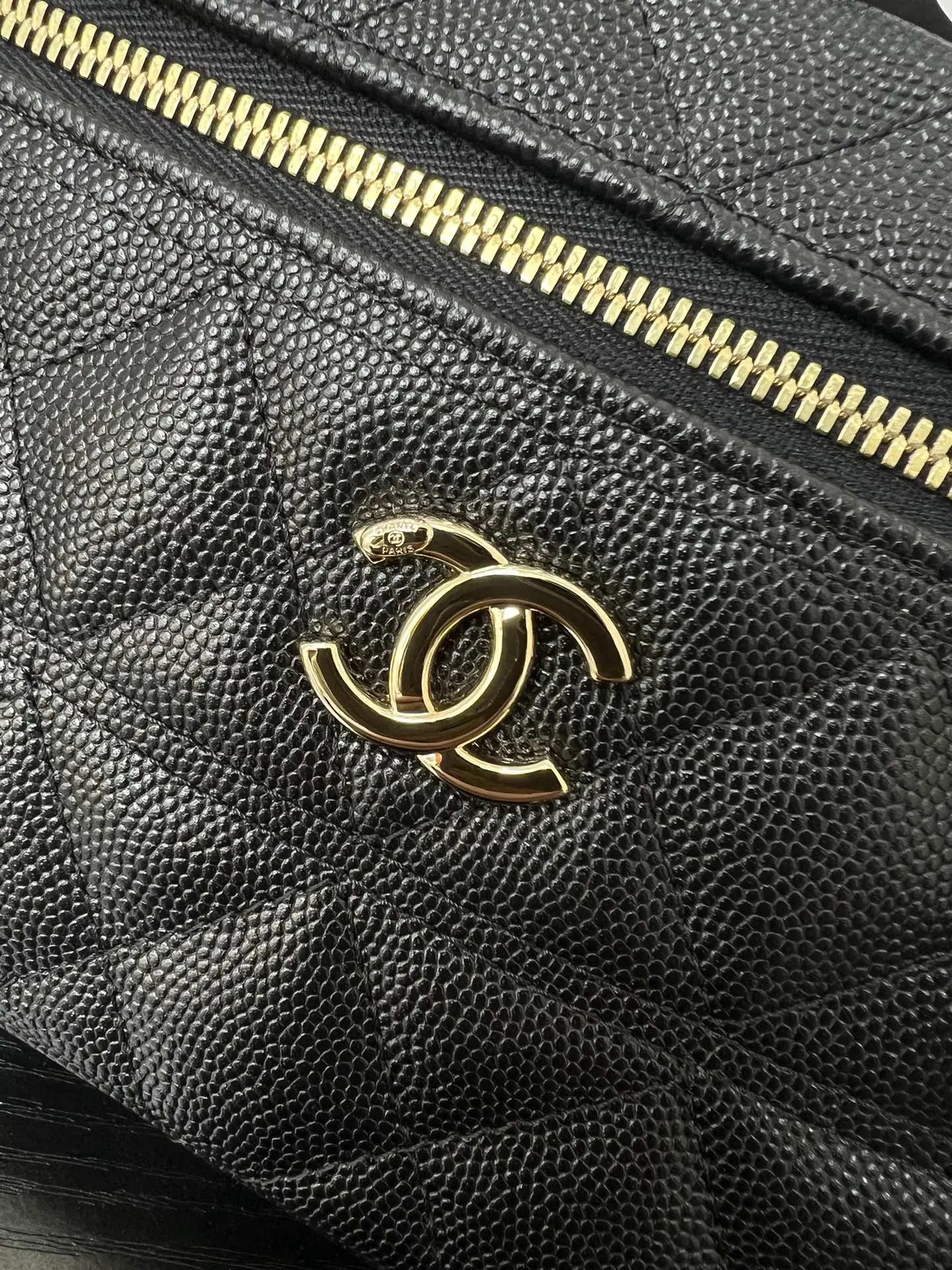 Chanel Calfskin Bag Chain Shoulder and Crossbody Wear Image 5 Chanel Calfskin Bag Chain Shoulder and Crossbody Wear Image 5