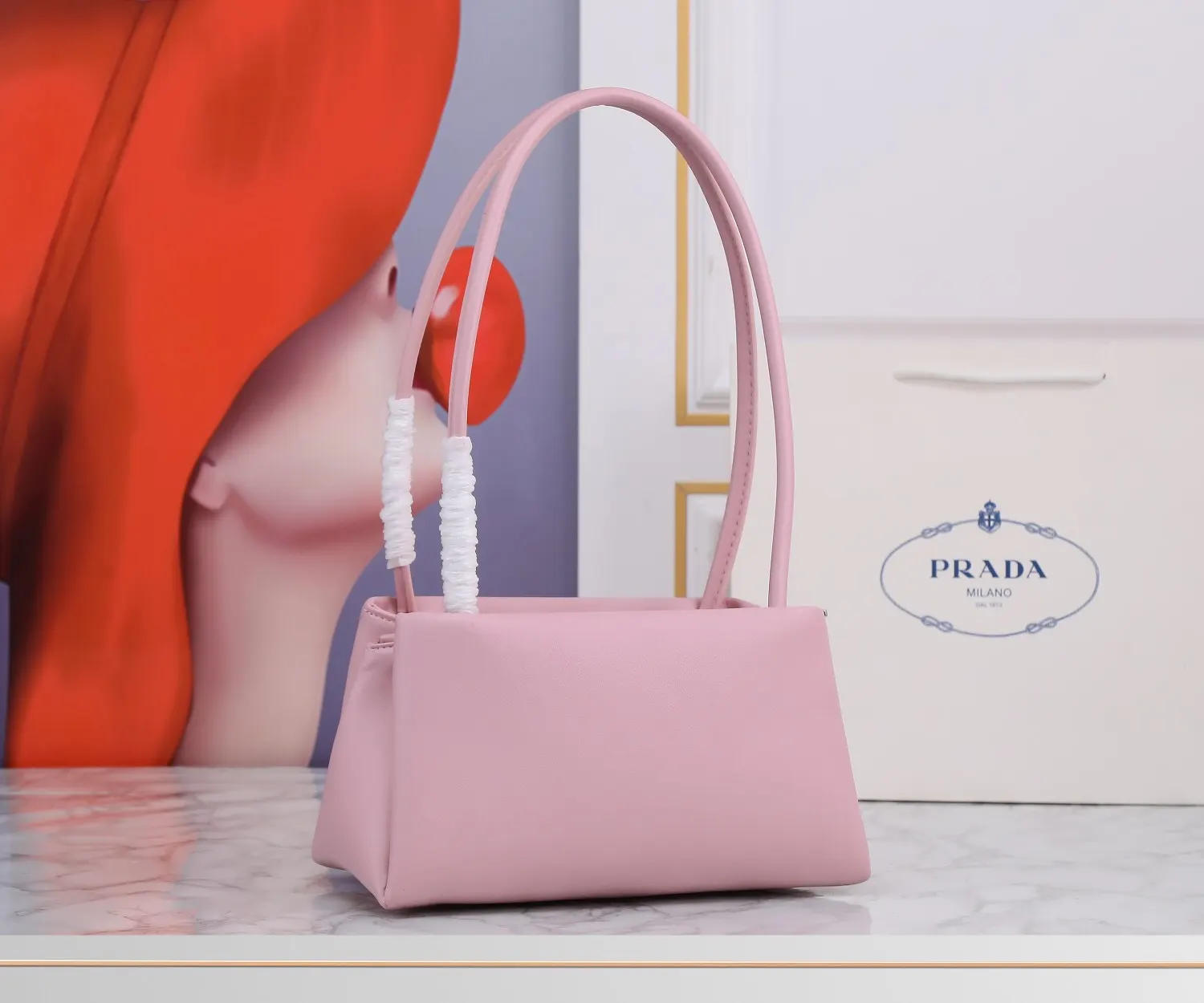 PRADA 牛皮 羊皮 单肩包 日常通勤款