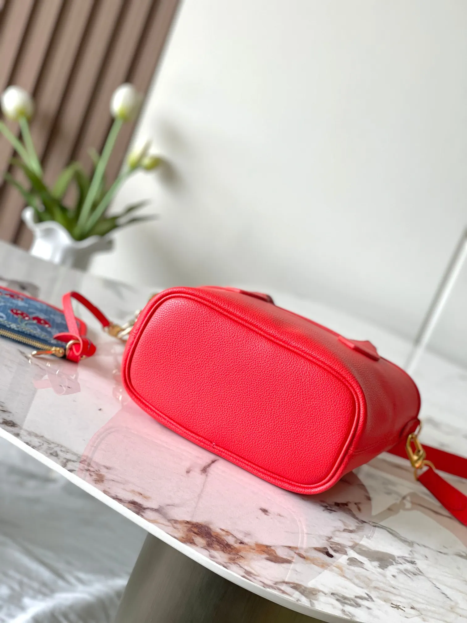 LV Neverfull 牛仔 丹宁 牛皮 收納包 旅行收納款