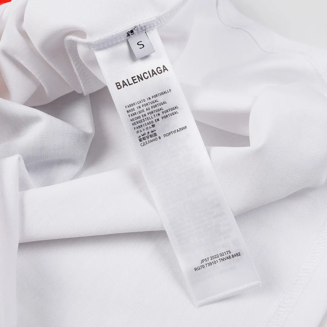 Balenciaga 黑色 短袖T恤 宽松休闲