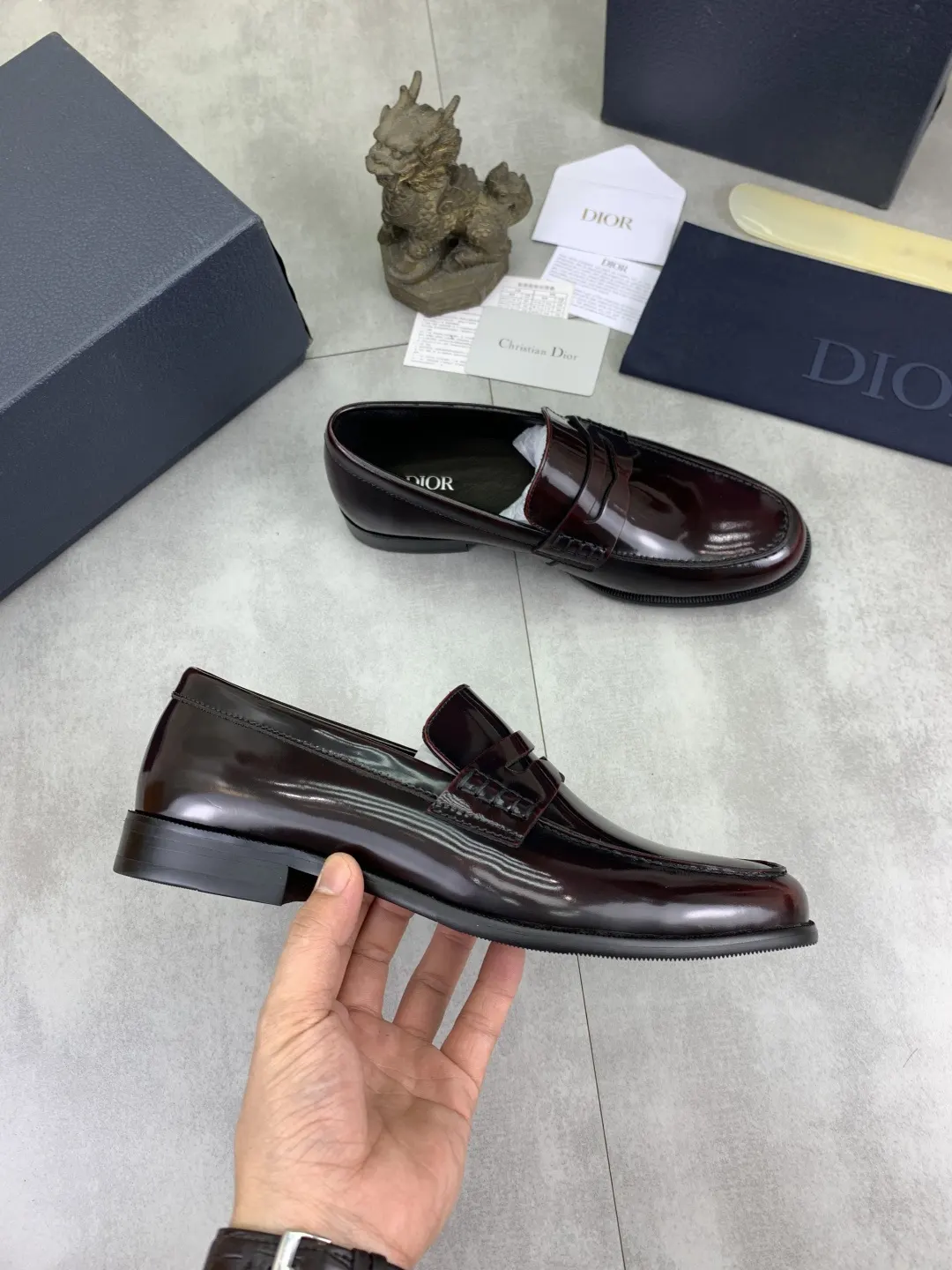 Dior 小牛皮鞋履 舒适 乐福鞋