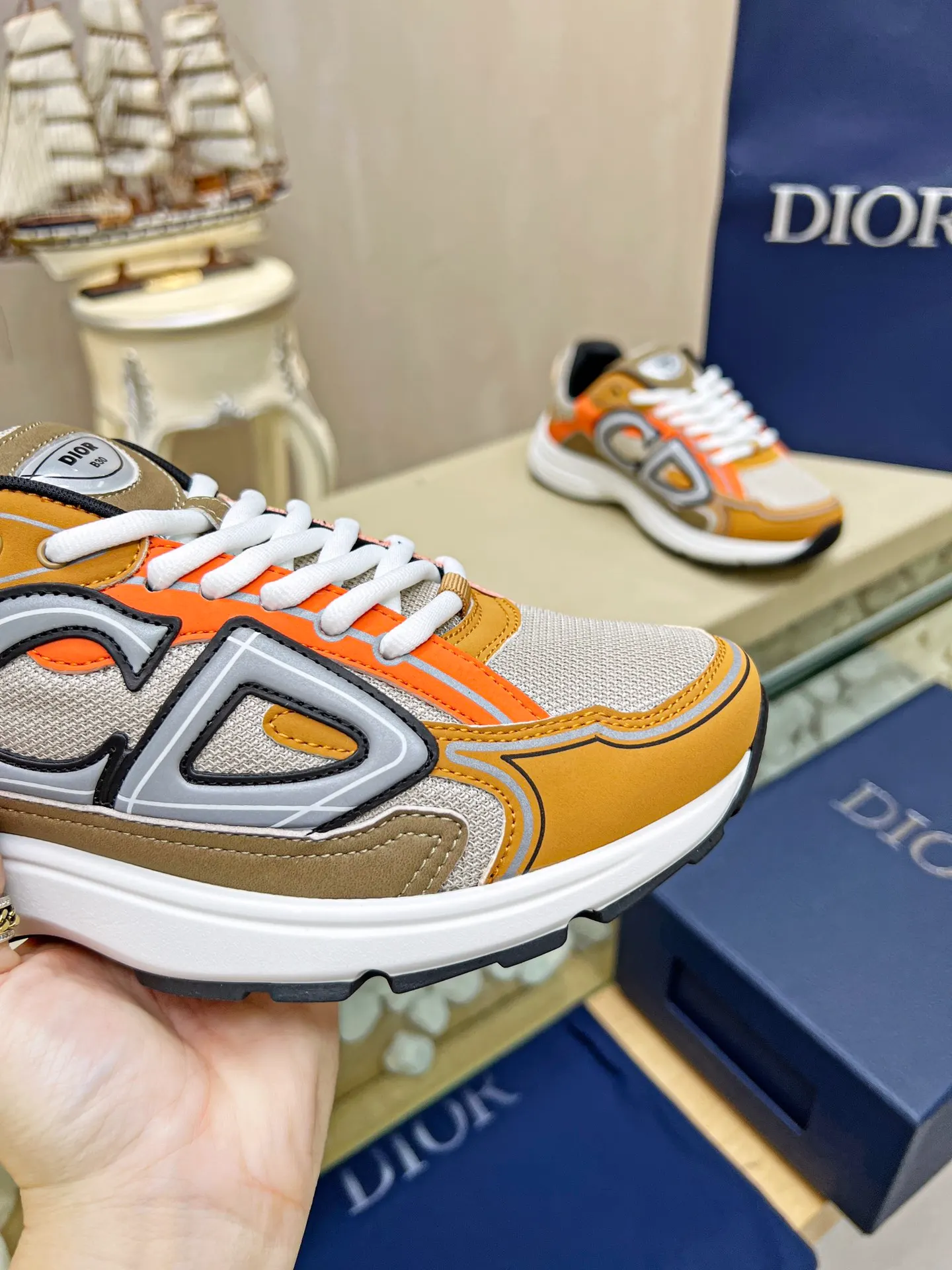 Dior B30 黑色 运动鞋(數字8) Dior B30 黑色 运动鞋(數字8)