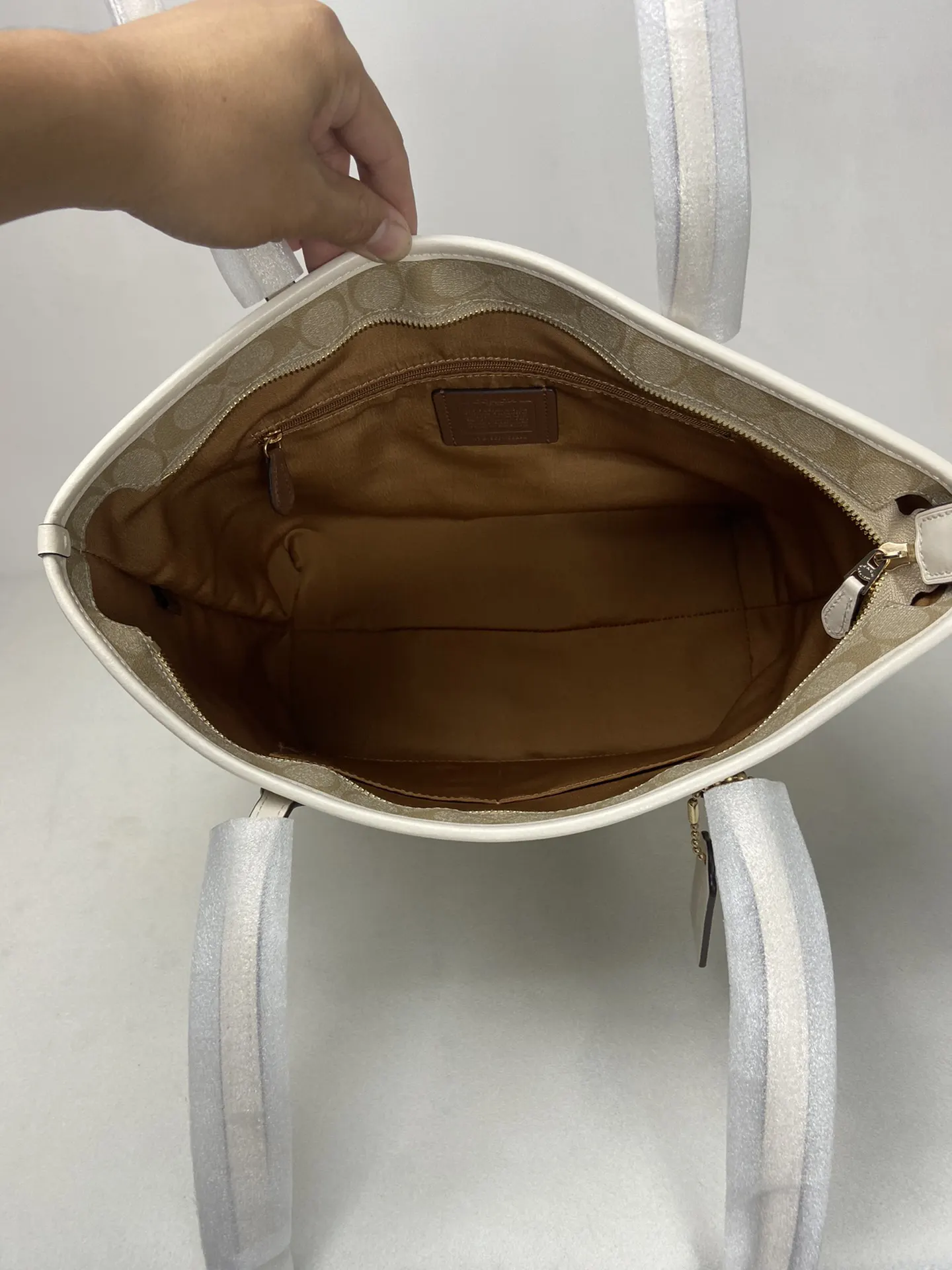 老花 牛皮 托特包 大容量托特款