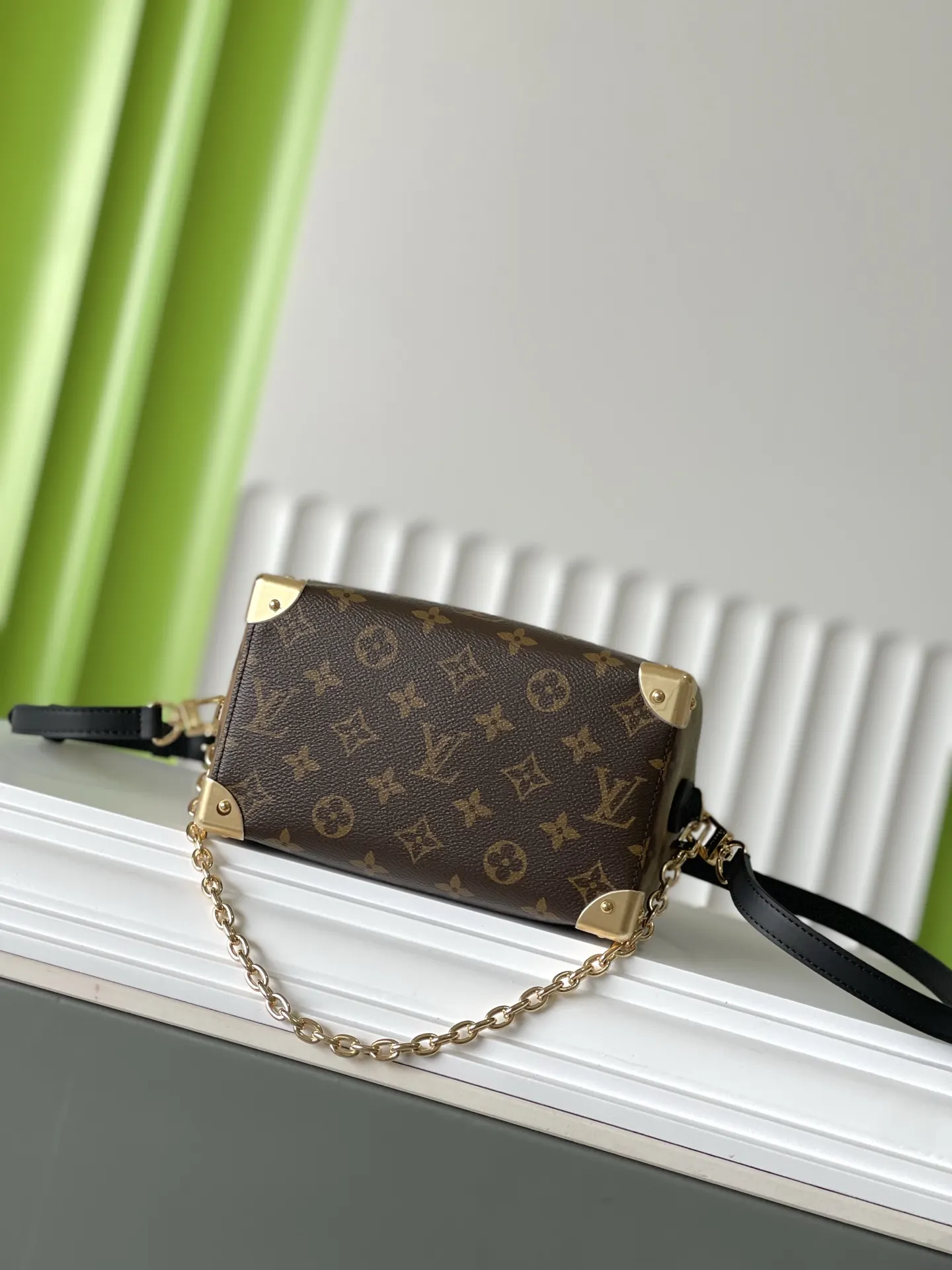 LV Speedy 牛皮 链条包 精致链条款