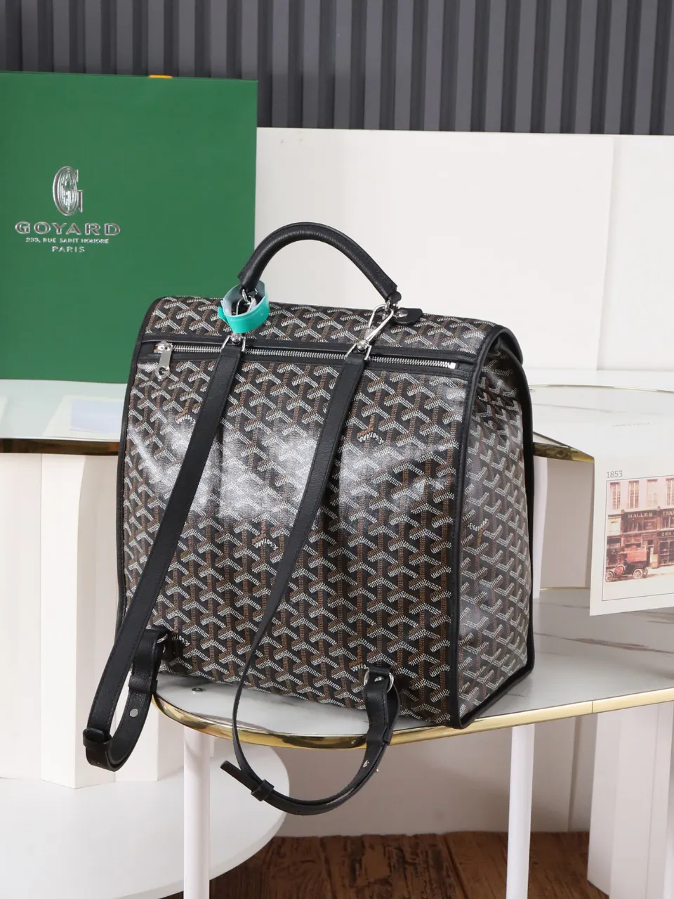Goyard Black Backpack
