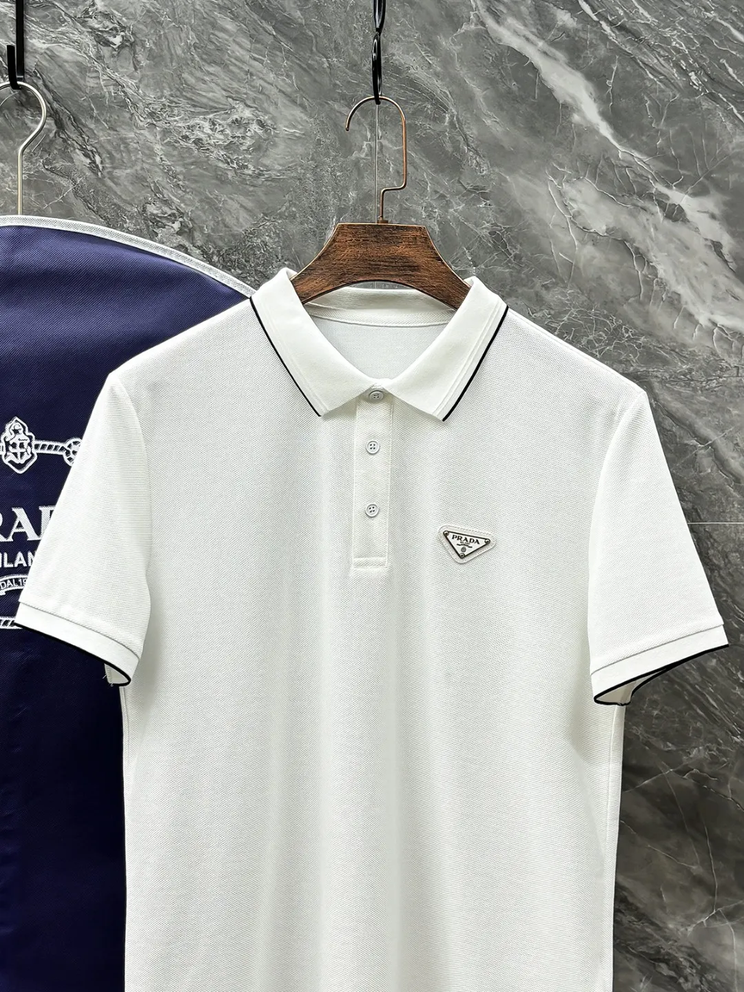 Prada 刺繡 Polo衫