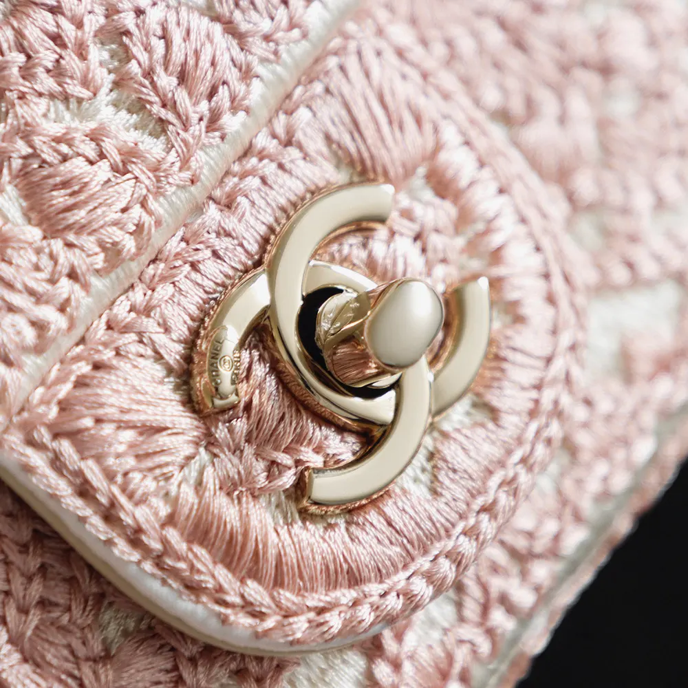 CHANEL 粉色 手提包 通勤手提款