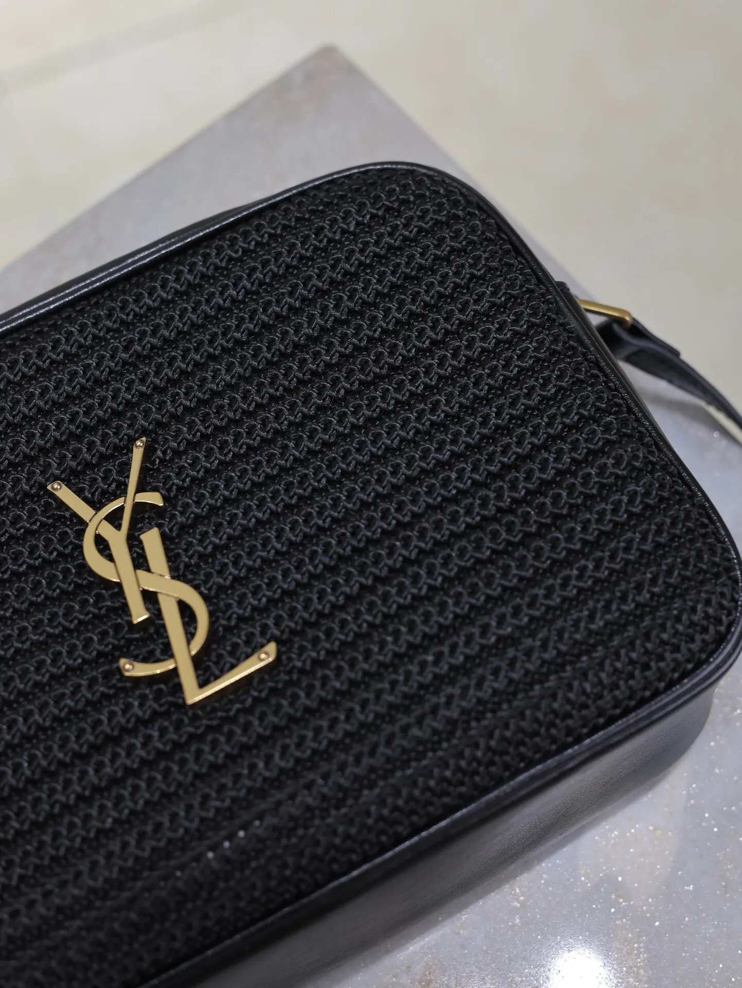 Black Crossbody Bag Lightweight Leather