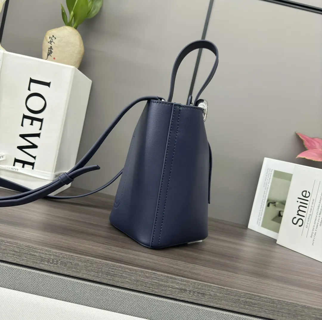 Bucket Bag Casual Leather