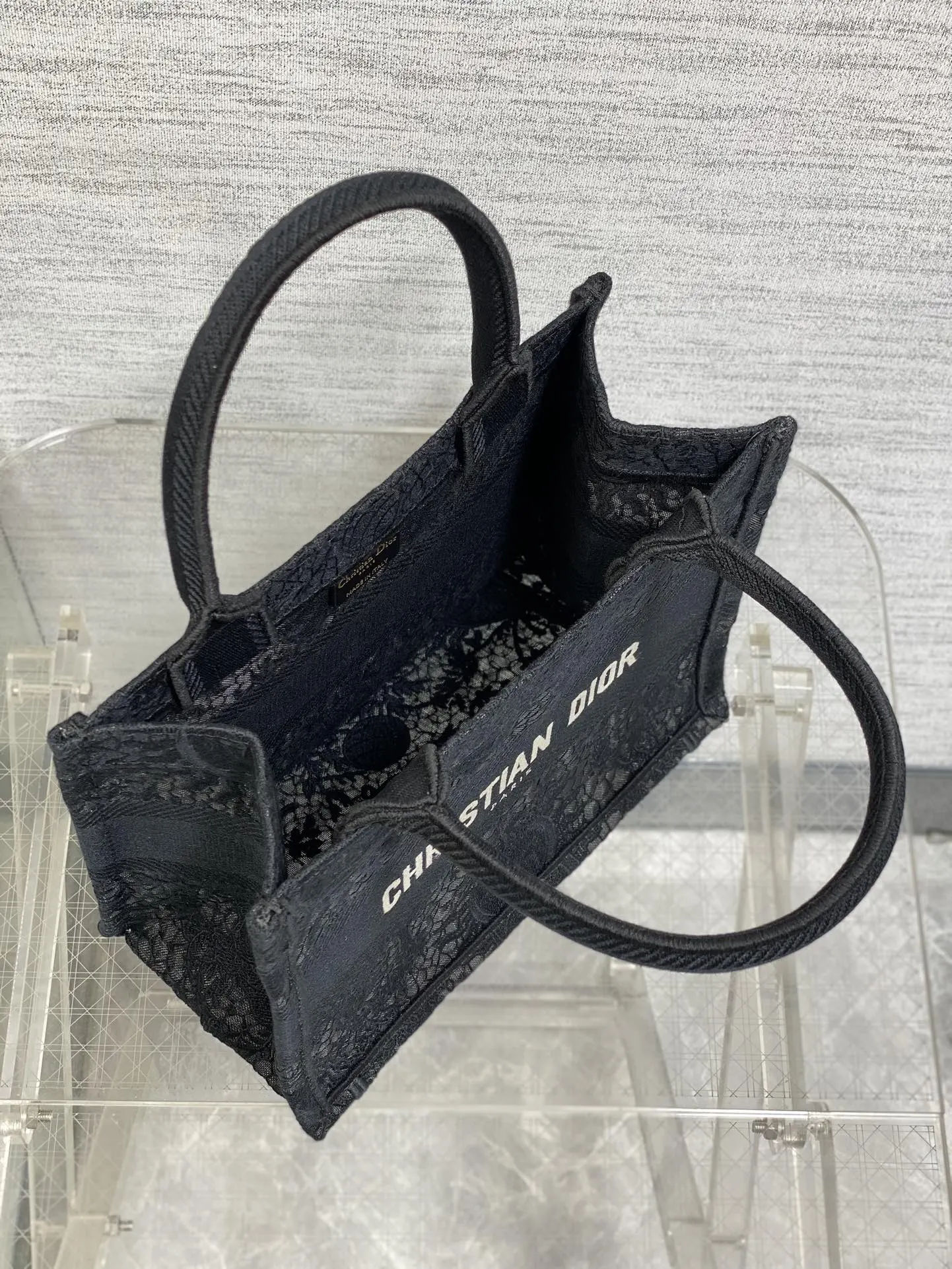 Dior Dⅰor 进口 刺繡蕾丝购物袋 Tote最新尺寸小 托特包 大容量托特款